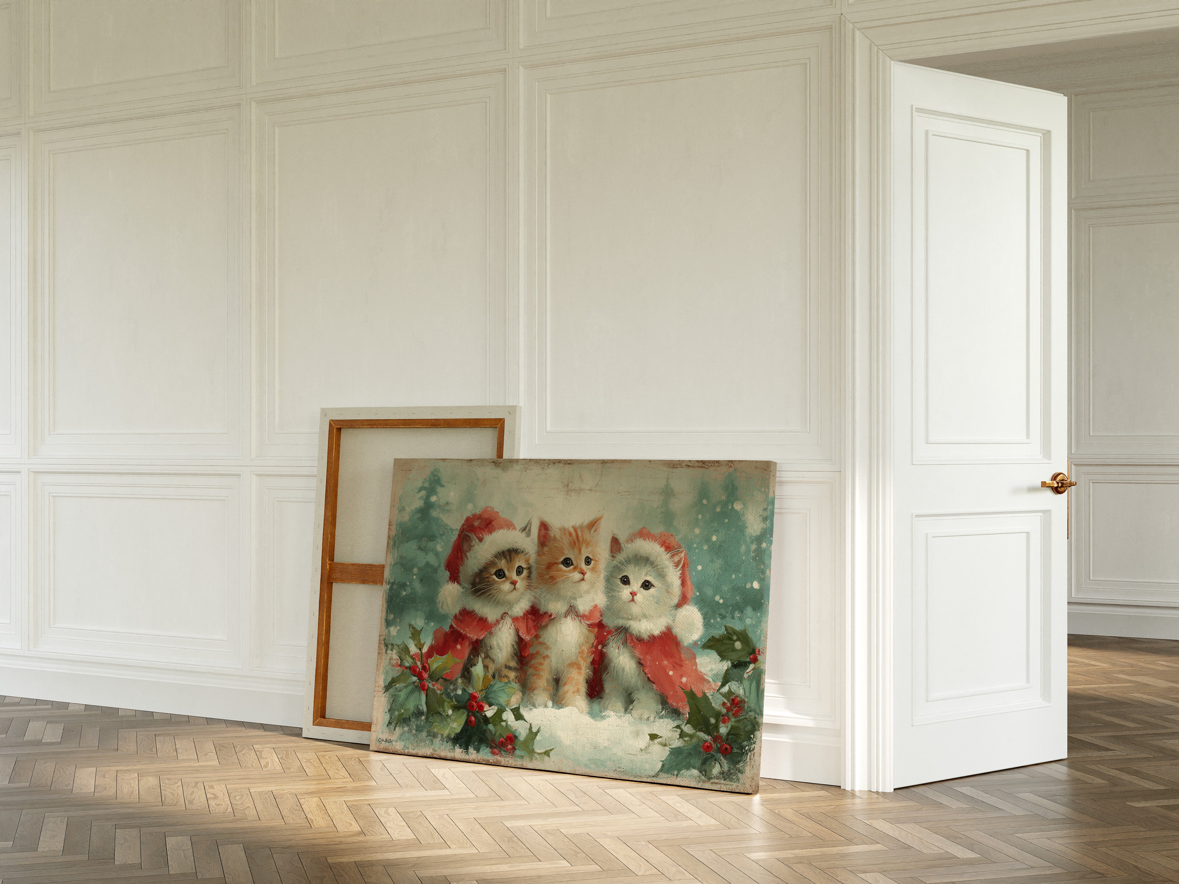 Holiday Kittens Share Winter Magic
