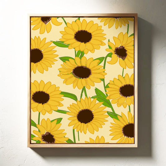 Yellow Petals Chase Summer Light