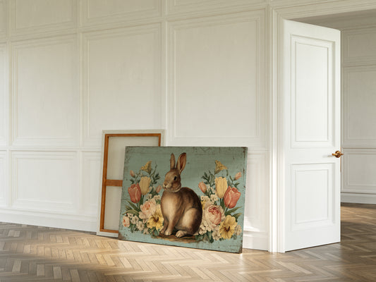 Spring Garden Keeps Rabbit Company