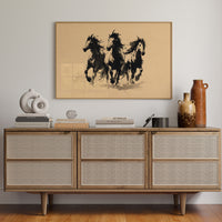 Wild Horses Dance In Ink