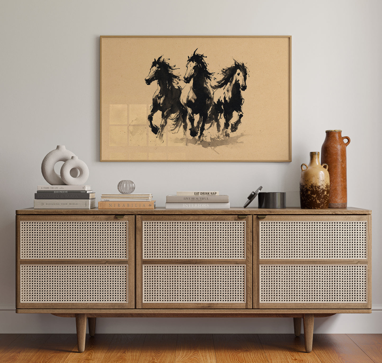 Wild Horses Dance In Ink