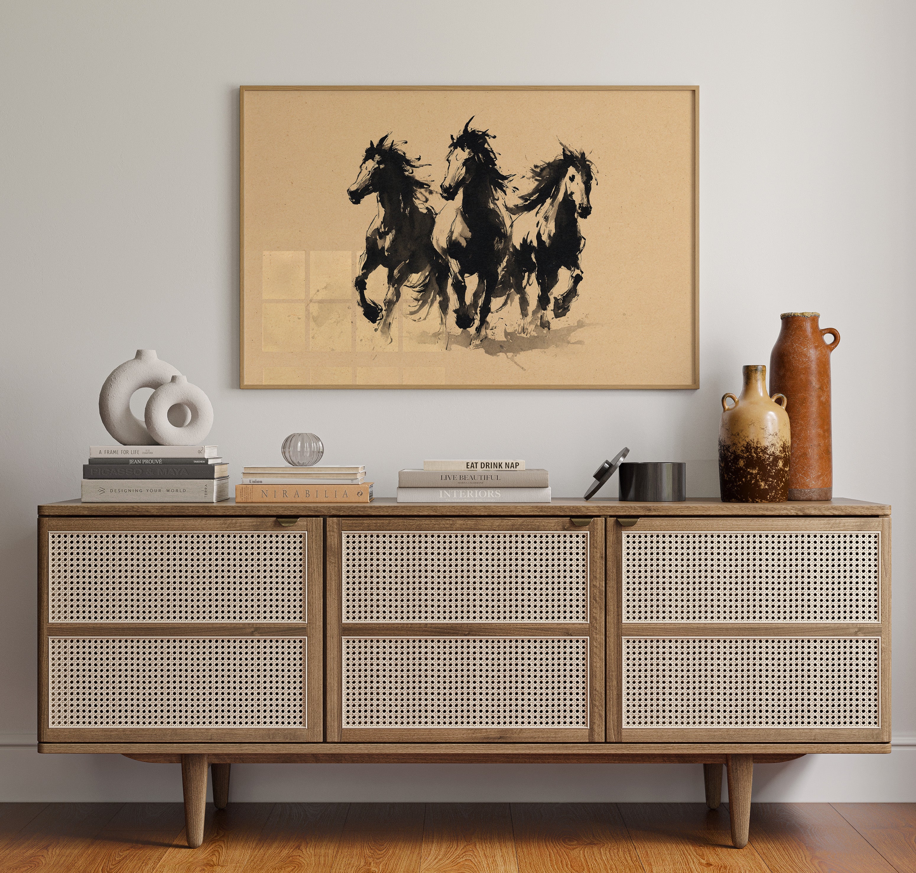 Wild Horses Dance In Ink