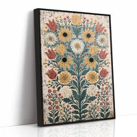 Black-Eyed Susans on Weathered Wood