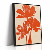 Bright Orange Bloom Trio