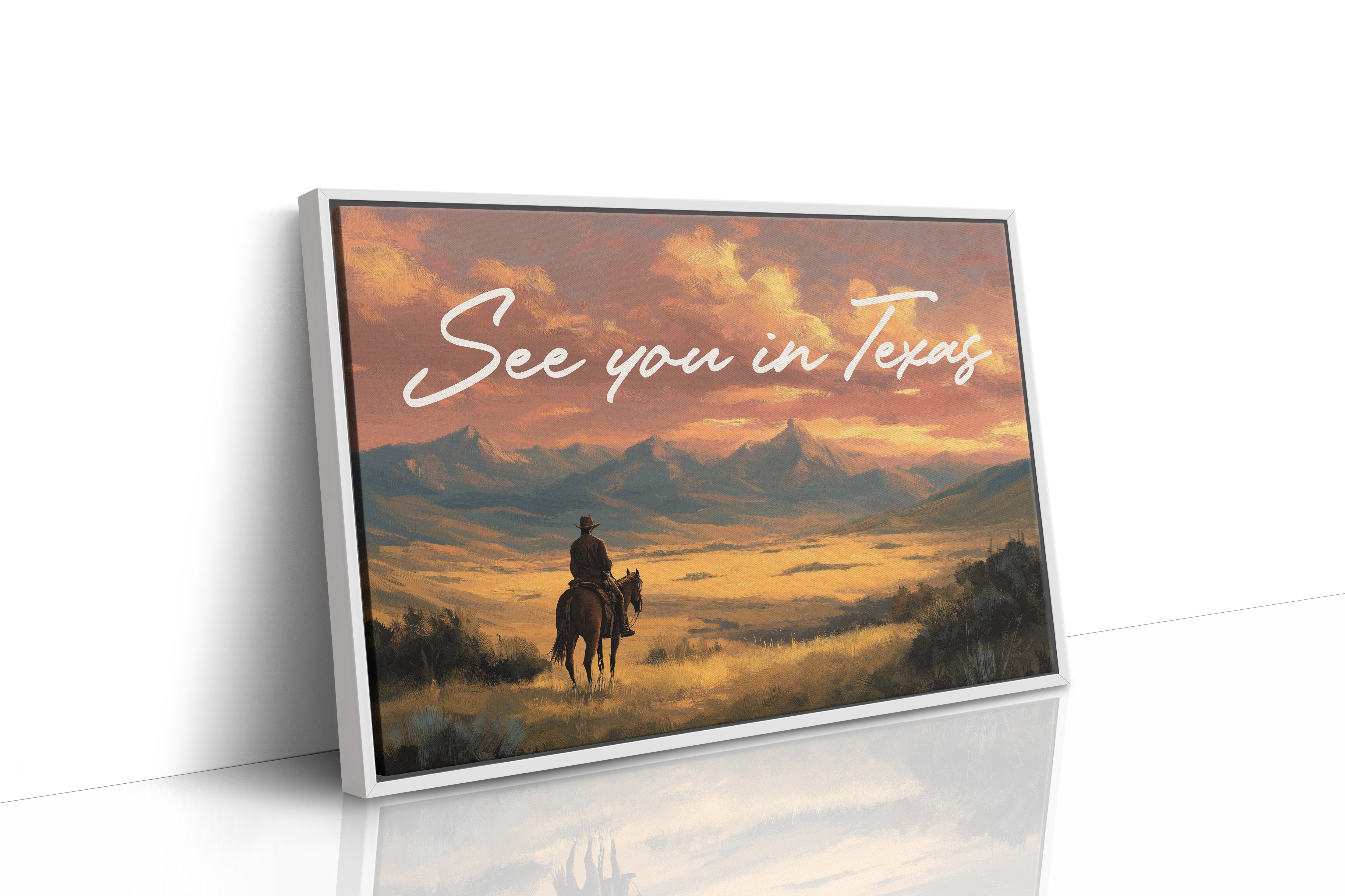 Lone Rider Faces Amber Horizon