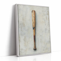 Weathered Wooden Baseball Bat