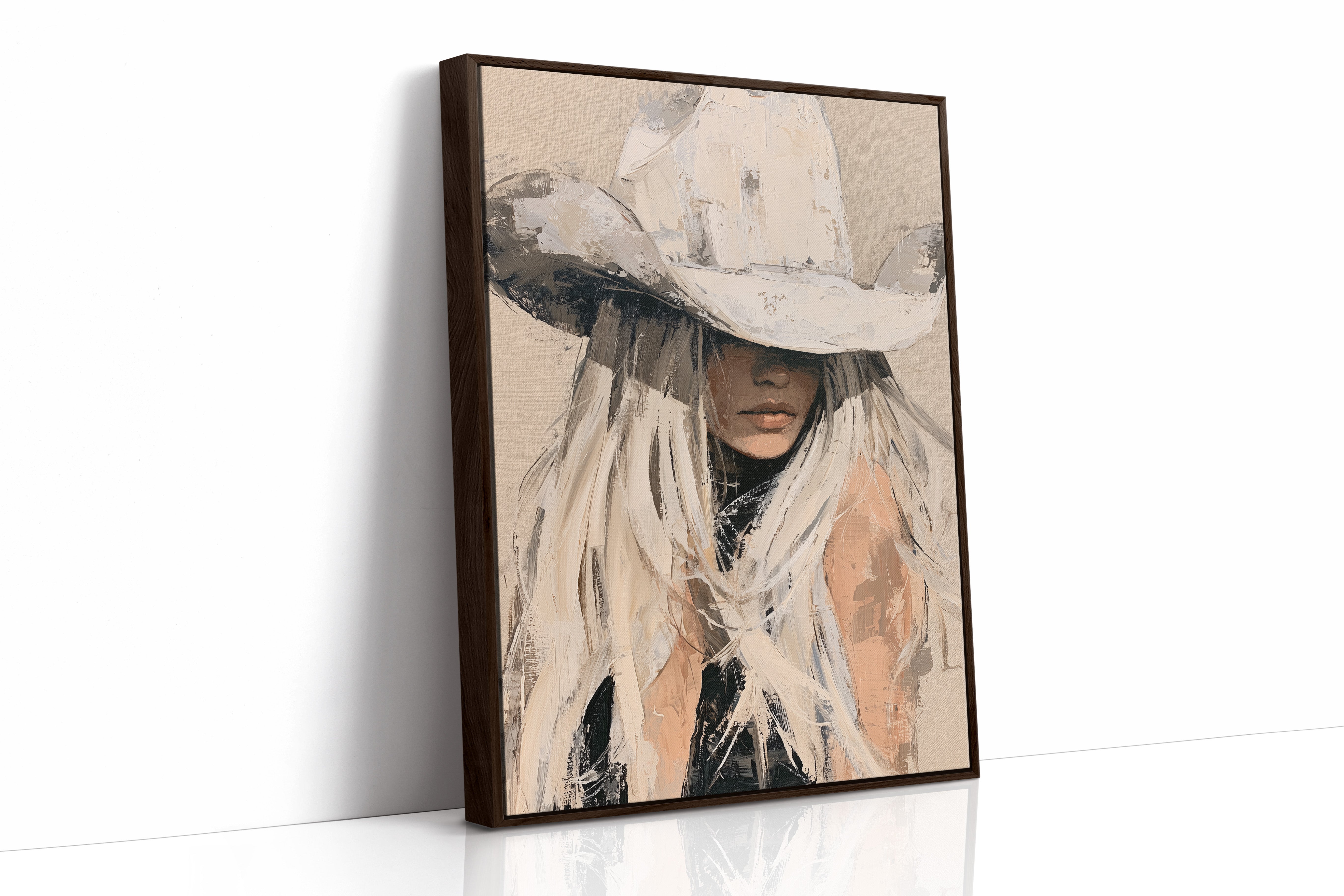 Fringe and Felt Cowgirl