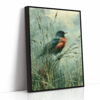 Robin Among the Dewgrass