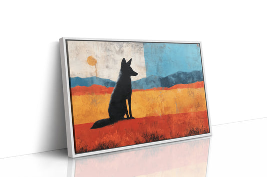 Prairie Wolf Watches Morning Rise