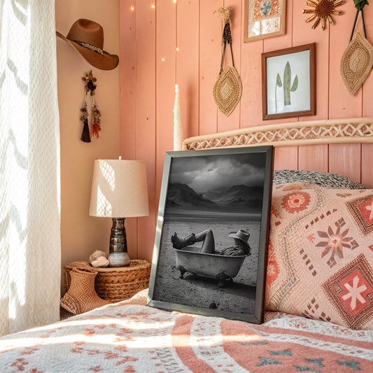 Desert Retreat Daydream - Surreal Cowboy Bathtub