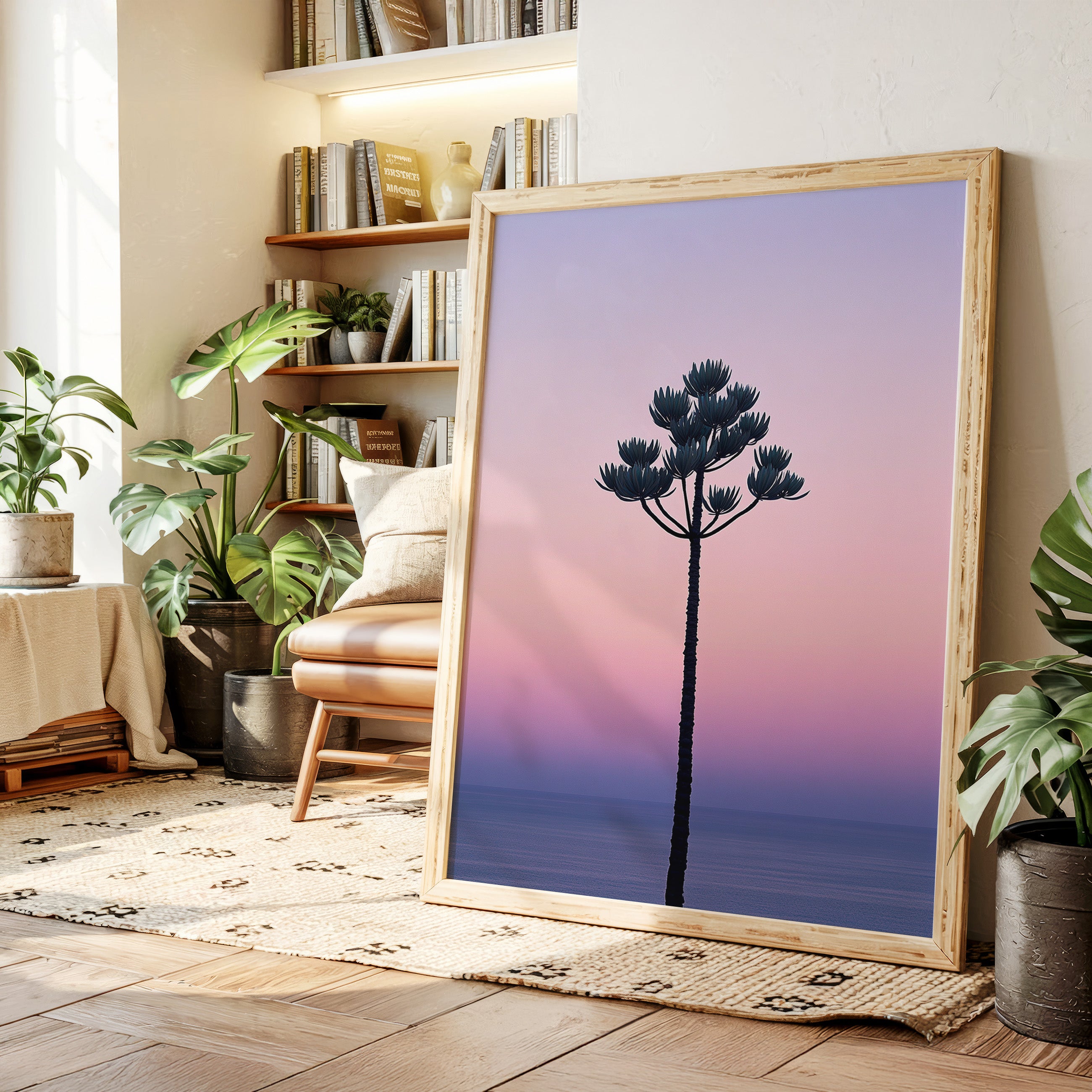 Twilight Palm Reaches For Stars