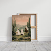 Ghostly Riders Meet Desert Dawn