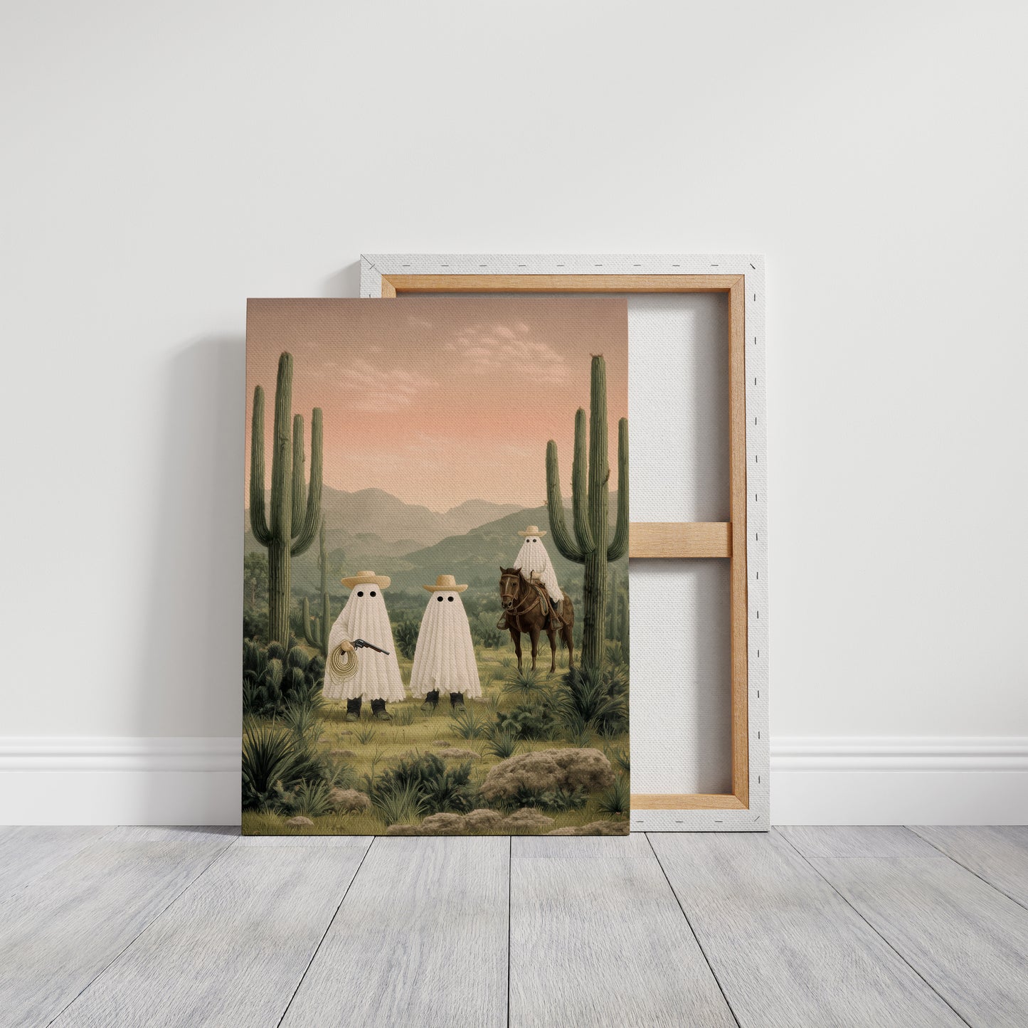 Ghostly Riders Meet Desert Dawn
