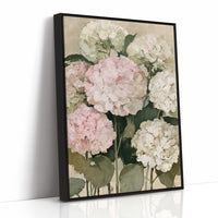 Hydrangeas in Blush and Cream
