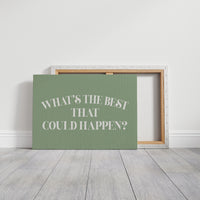 Optimistic Question In Sage Serenity