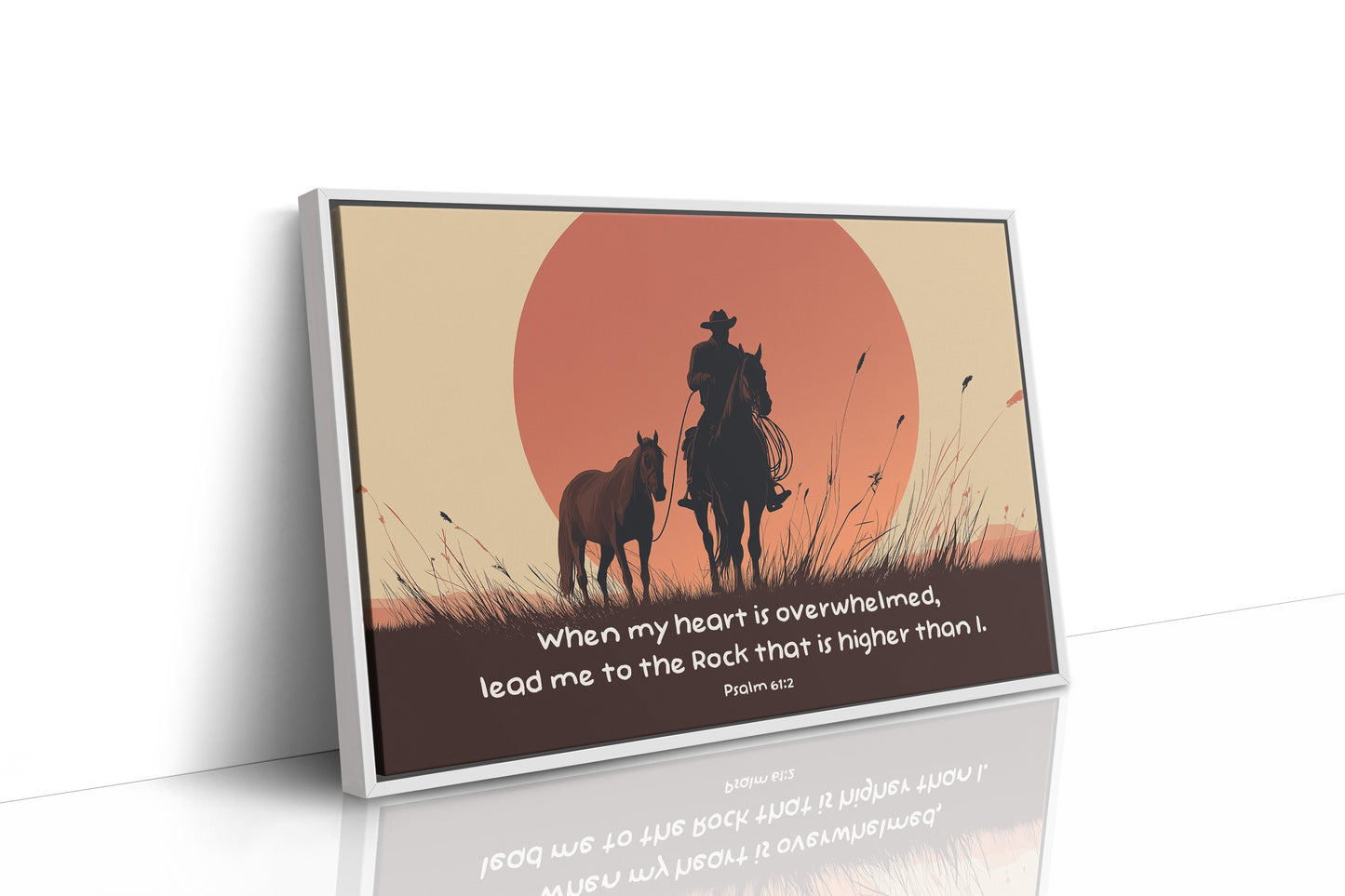 Faith Rides The Crimson Horizon