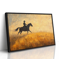 Cowboy in the Golden Haze