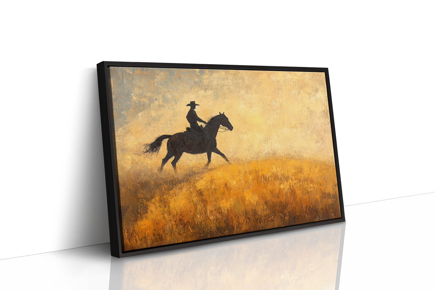 Cowboy in the Golden Haze