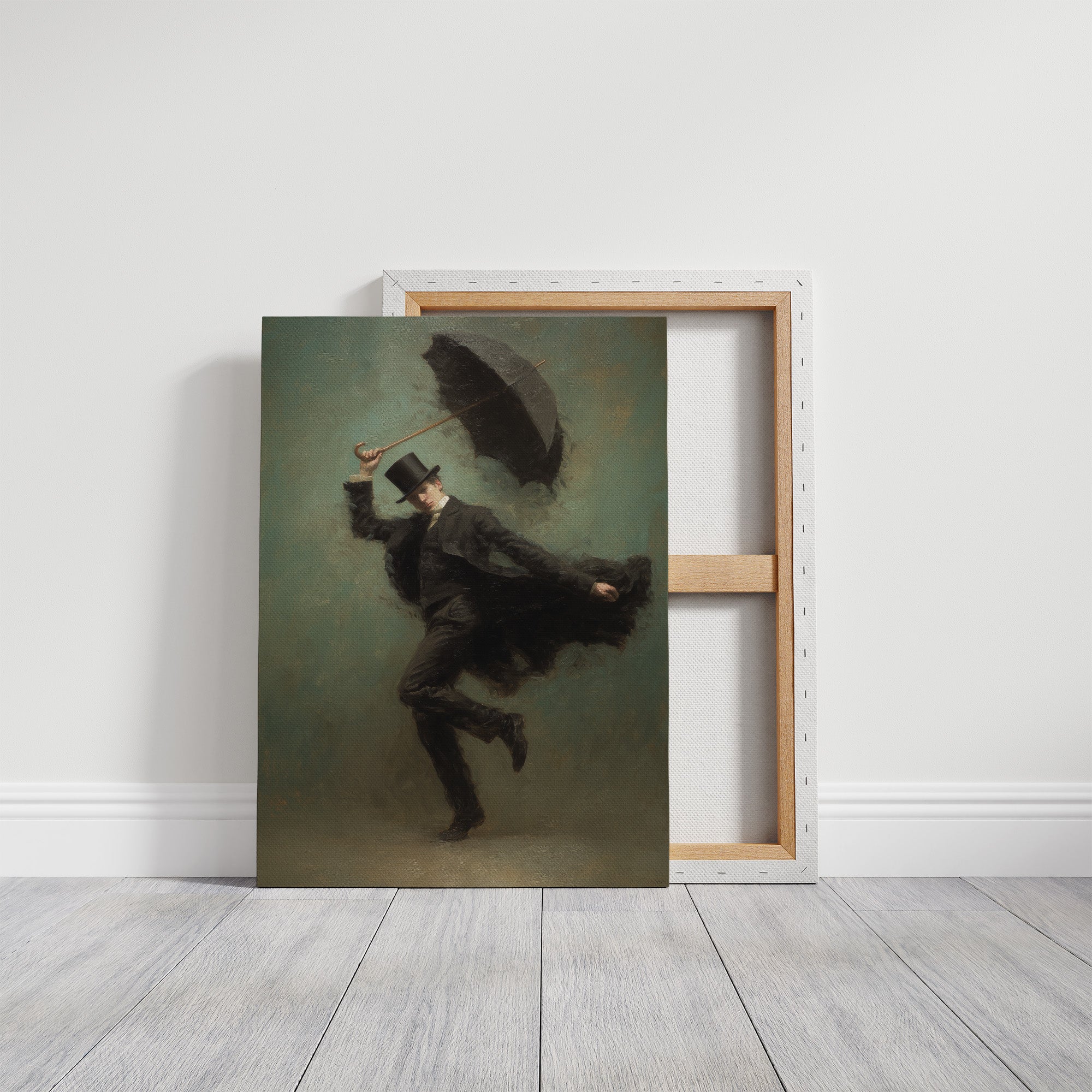 Dancing Against London's Gray Sky