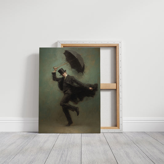 Dancing Against London's Gray Sky