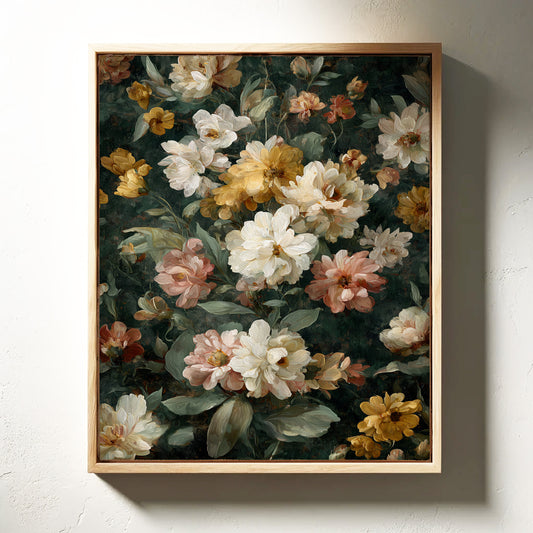 Blooming Garden of Soft Hues