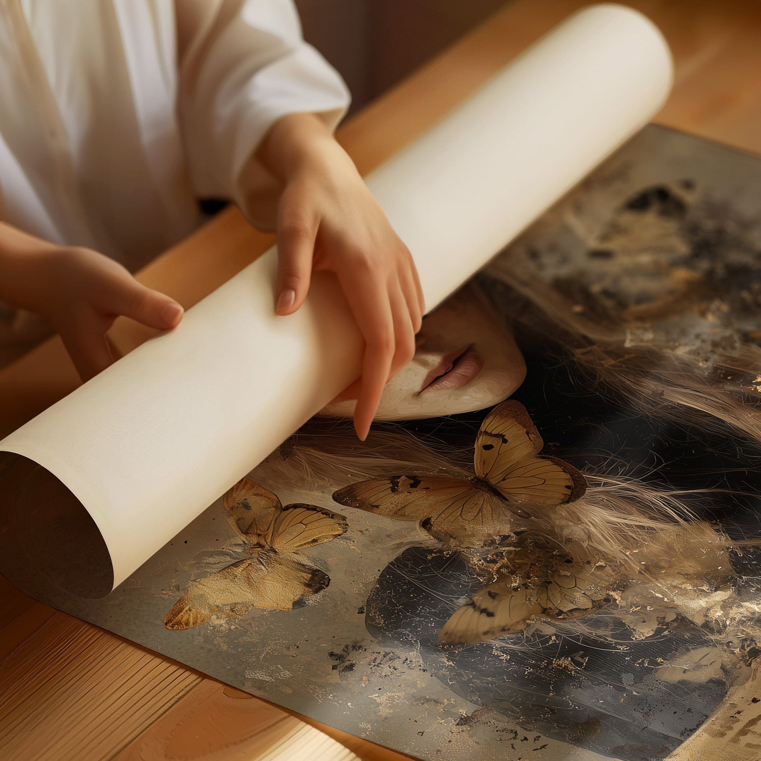 Butterflies Escape From Ancient Pages