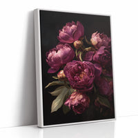 Velvet Blooms Against Midnight Walls