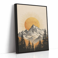 Golden Peaks Above The Bar