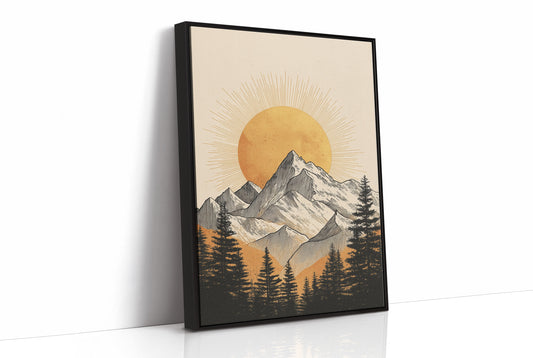 Golden Peaks Above The Bar