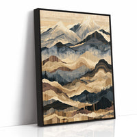 Mountains in Marquetry