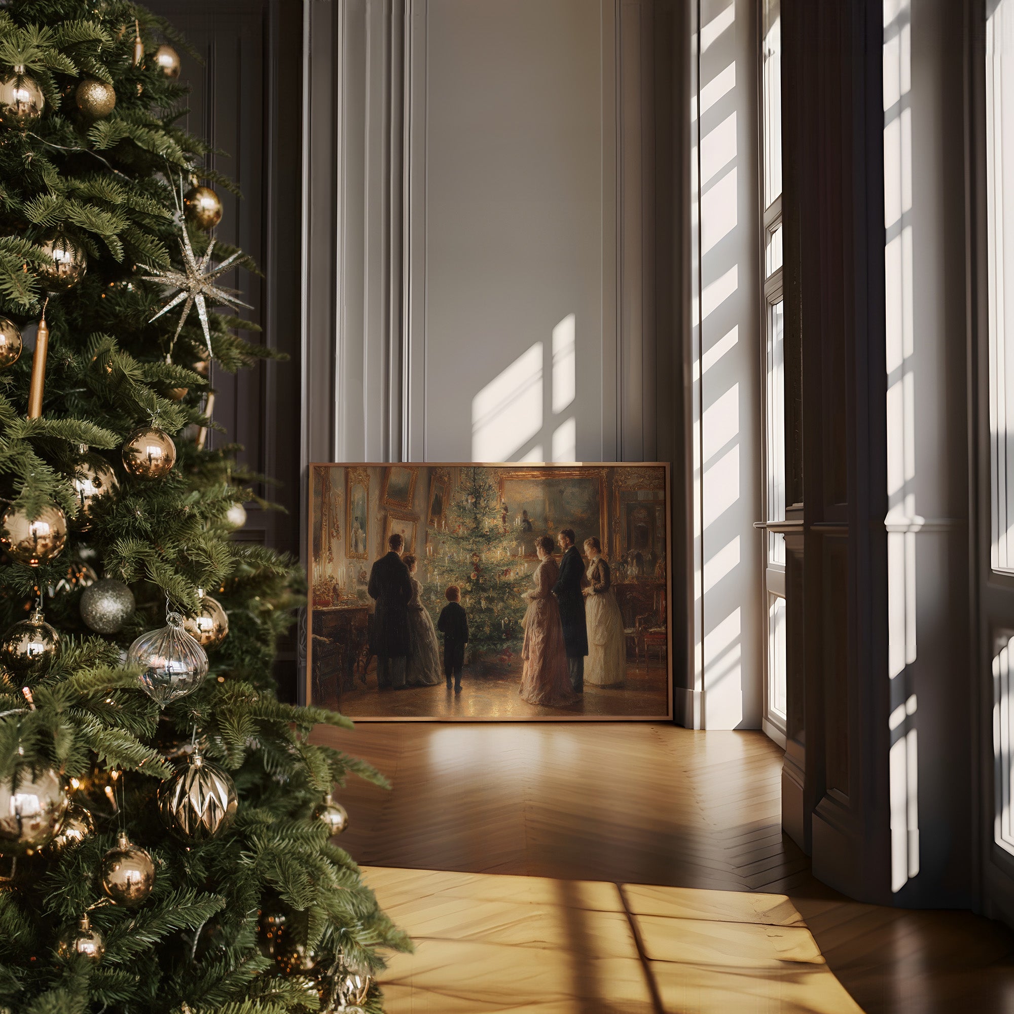 Candlelit Traditions Through Victorian Glass