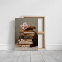 Blossoms Rest On Ancient Pages