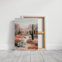 Saguaros Paint Their Desert Garden