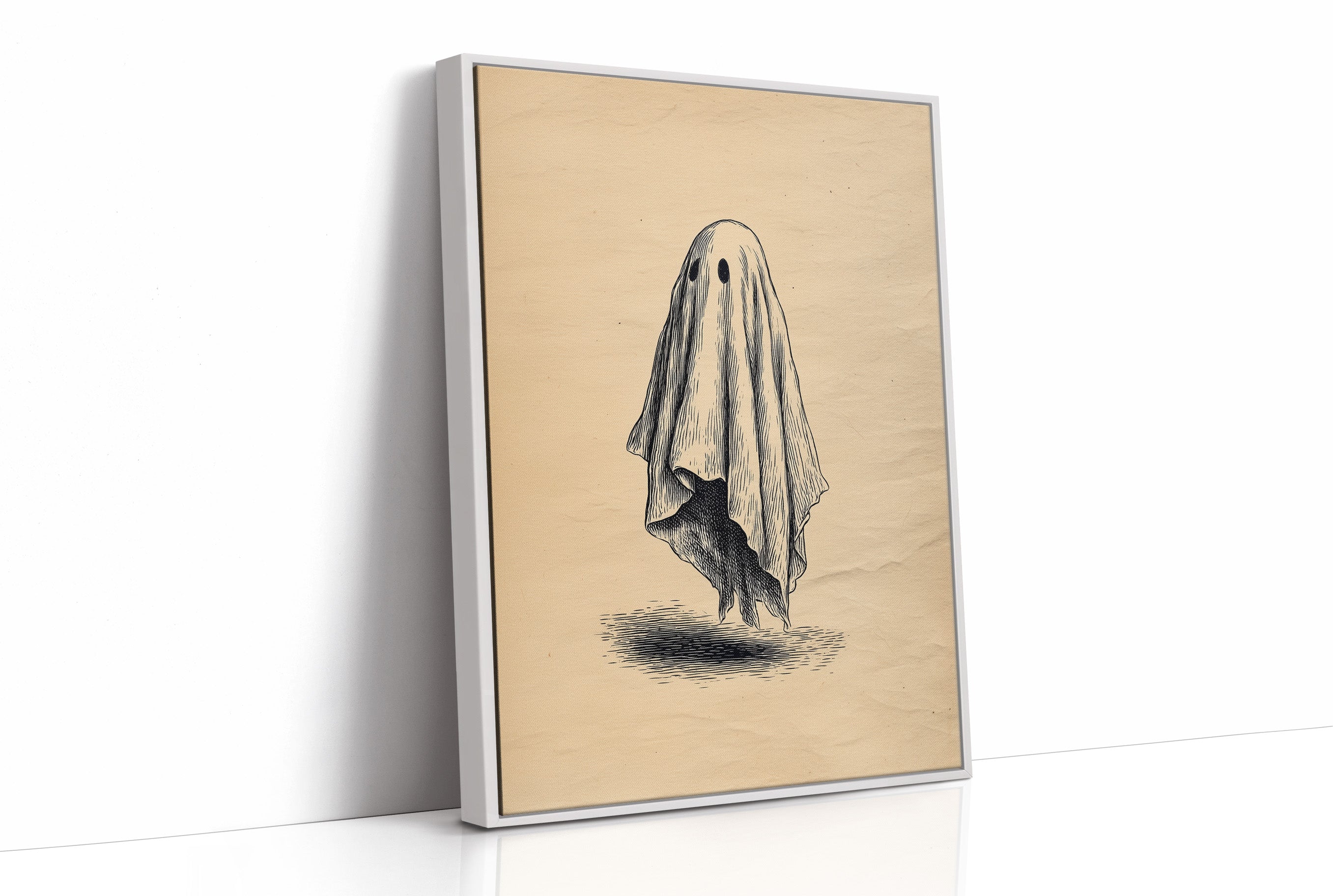 Haunted Lines On Vintage Paper