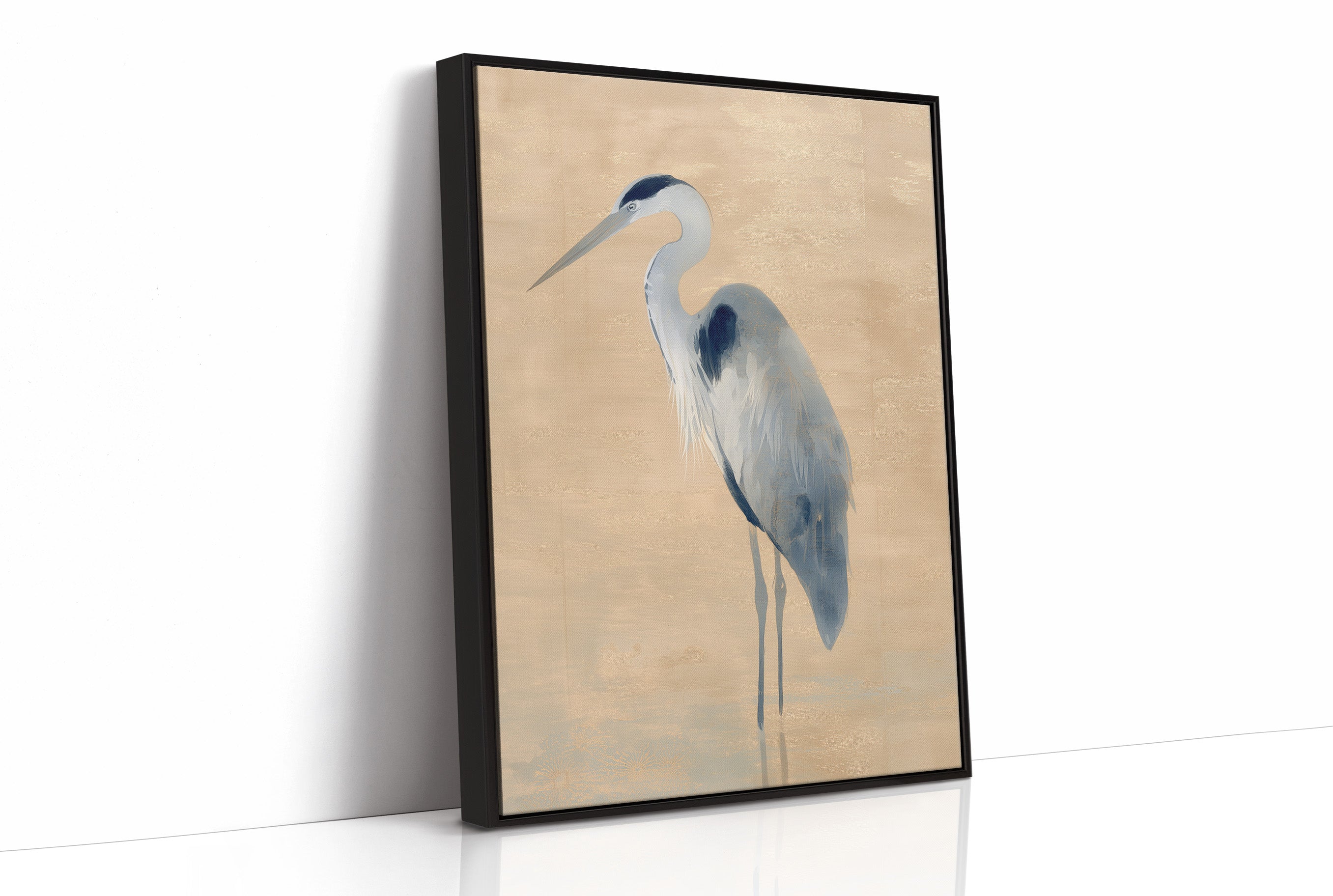 Blue Heron's Morning Meditation Scene