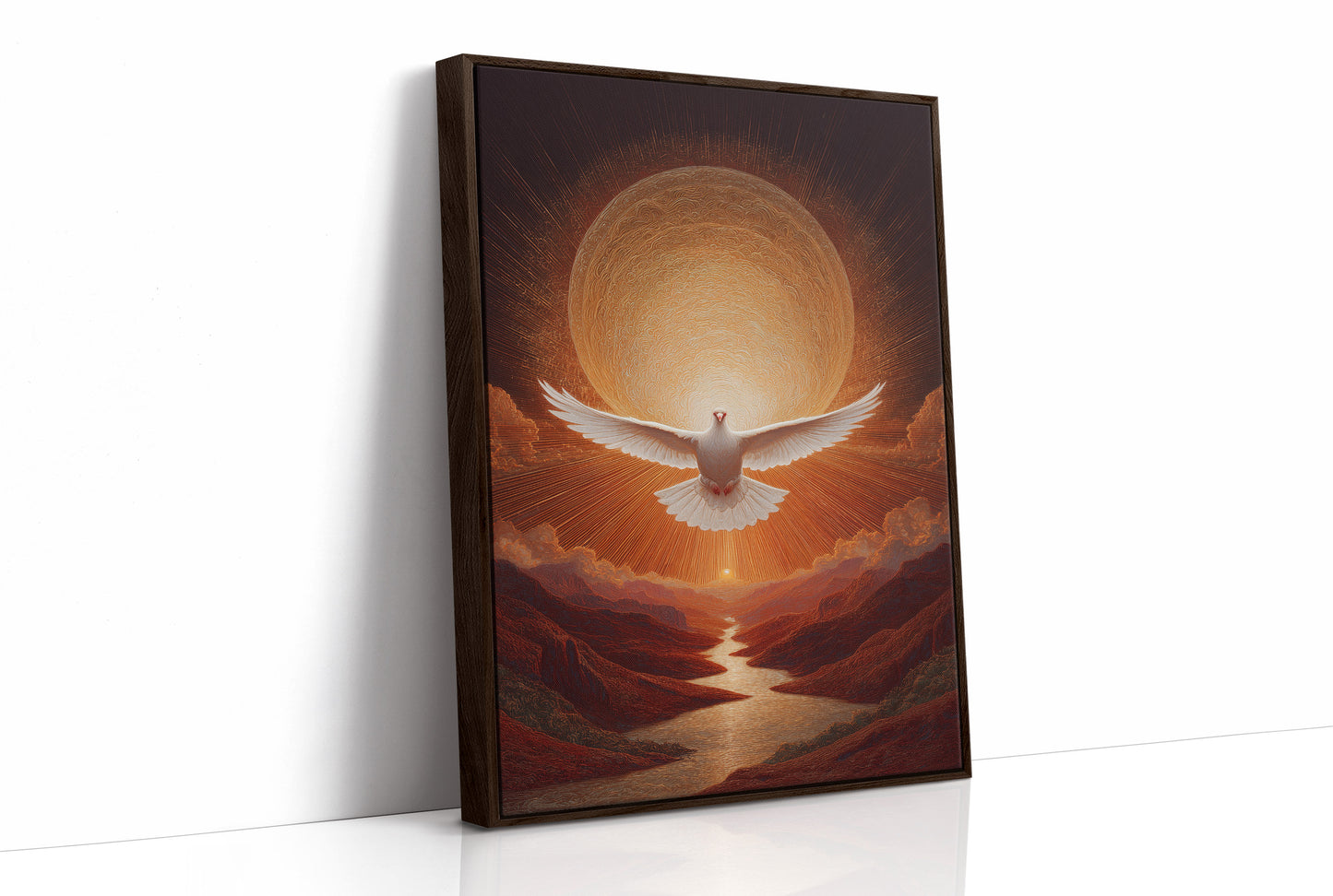 Divine Messenger Over Golden Canyon