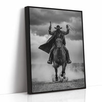 Masked Outlaw at a Full Gallop