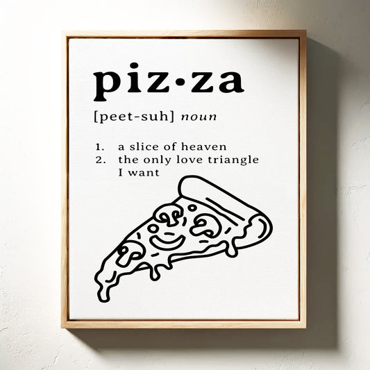 Dictionary Dreams Define Perfect Pizza