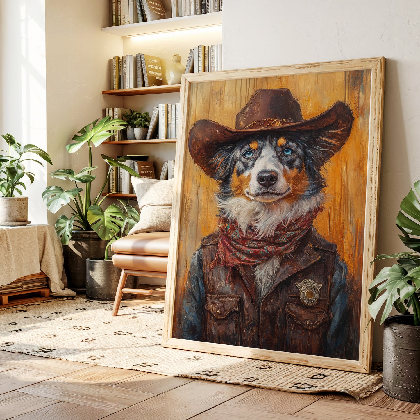 Australian Shepherd Cowboy Deputy