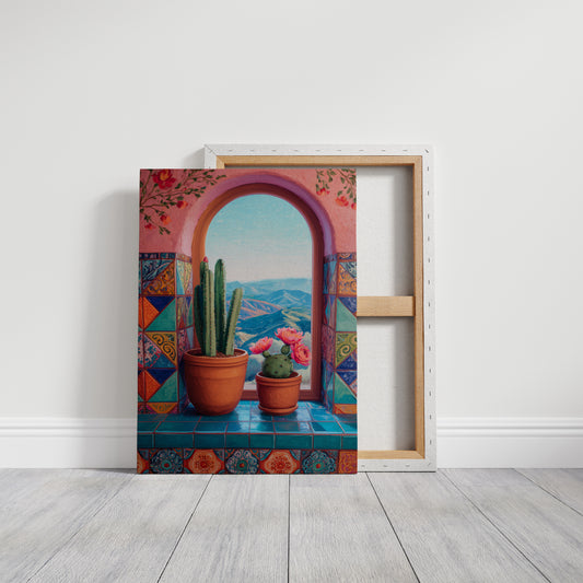 Saguaros Through Spanish Archways Dream