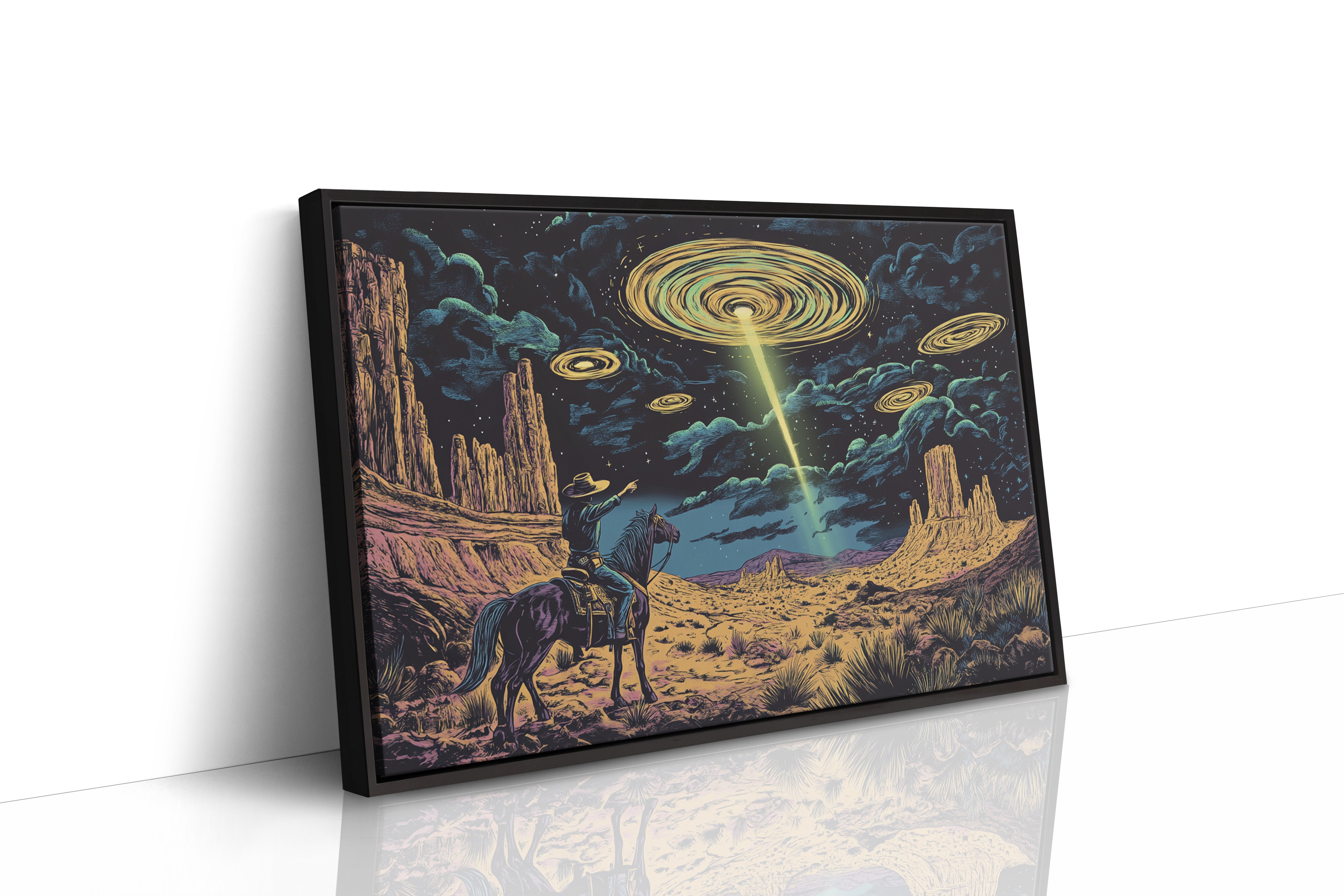 The Arrival Over Monument Valley