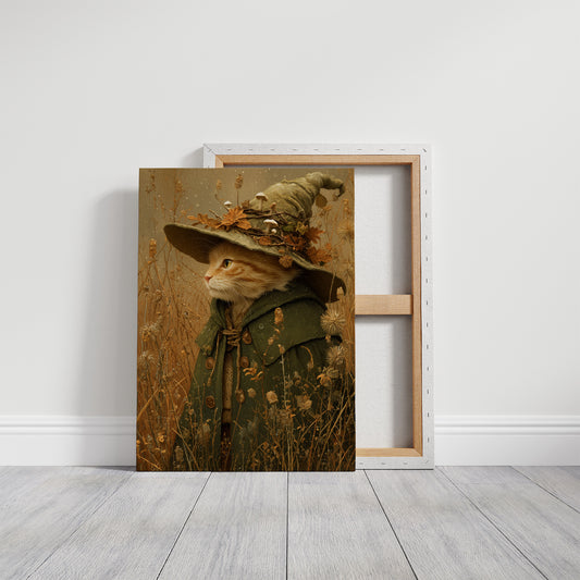 Autumn Sage Wears Fallen Leaves