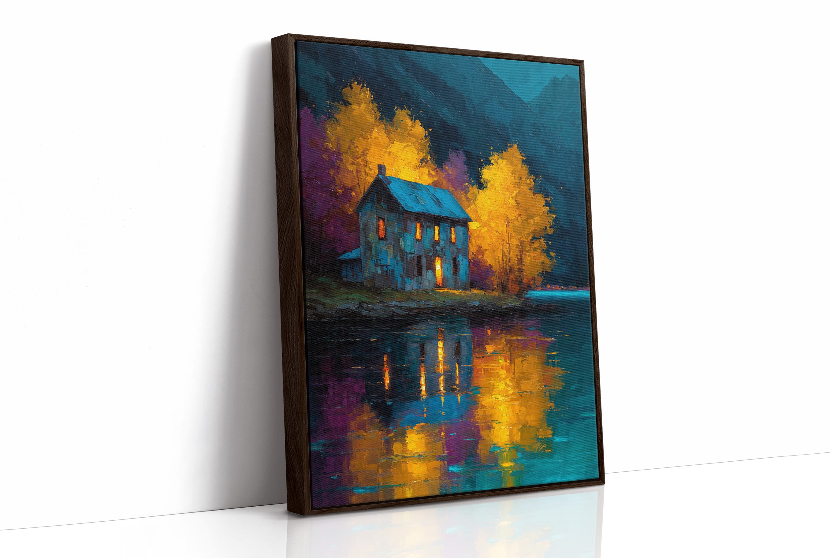 Light Still On at the Lake House