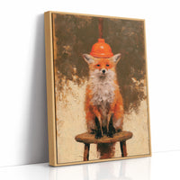 Fox With A Plunger Hat