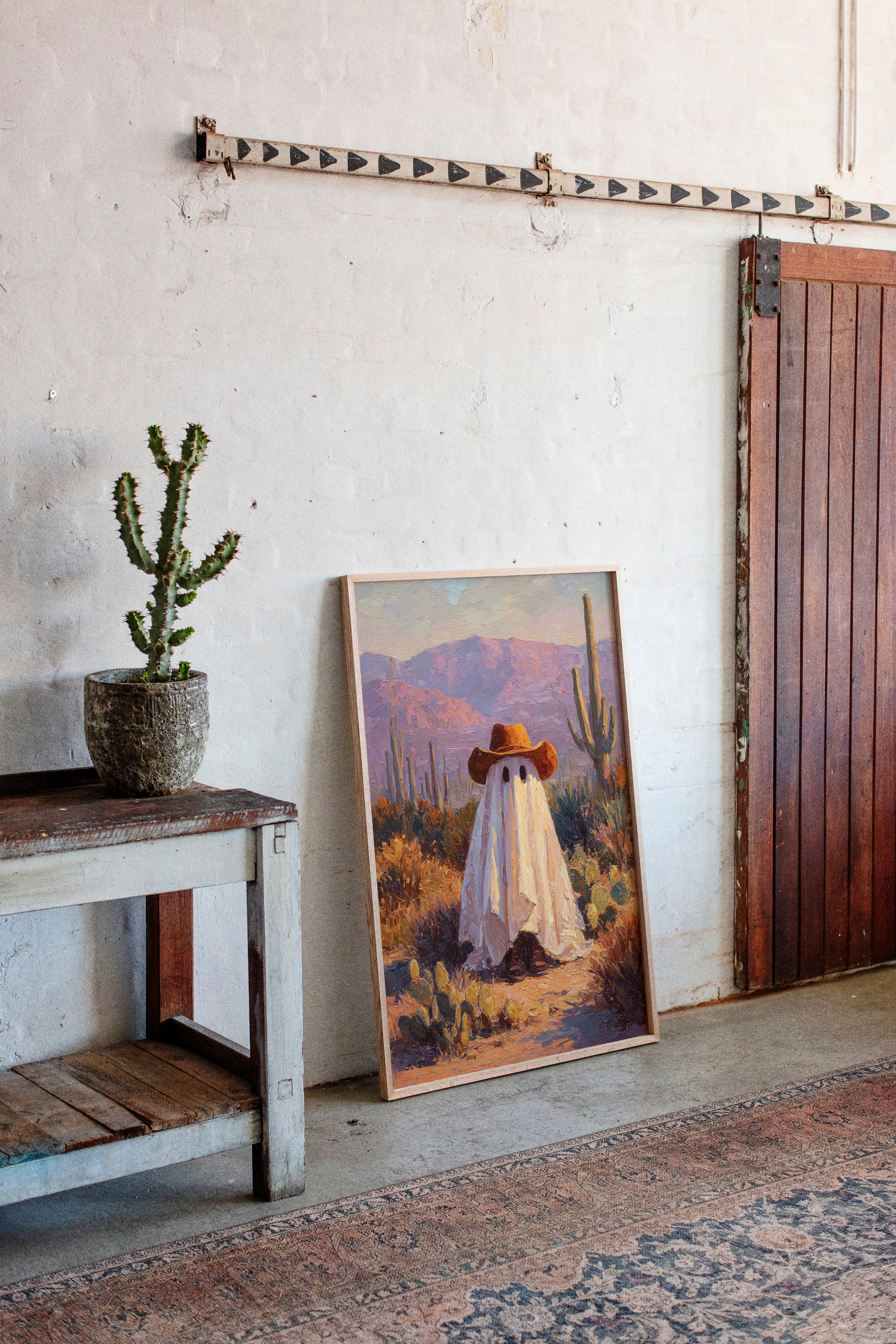 A Cowboy's Playful Mirage