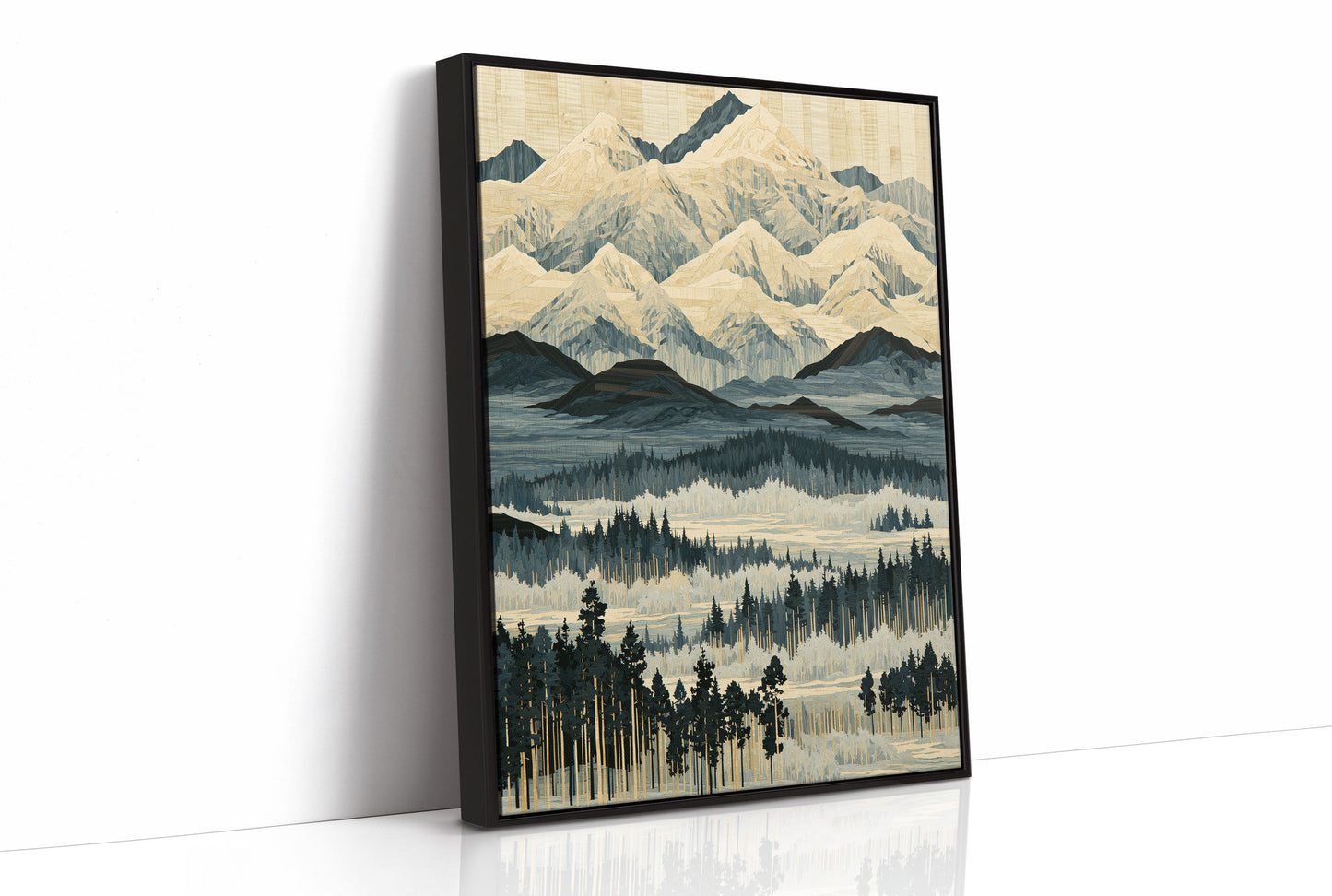 Blue Ridge in Marquetry