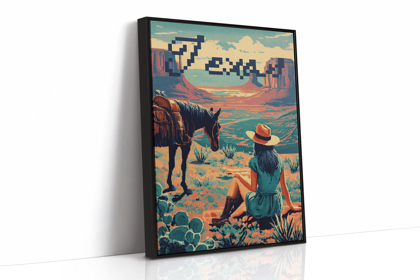 Texas Cross-Stitch Sunset