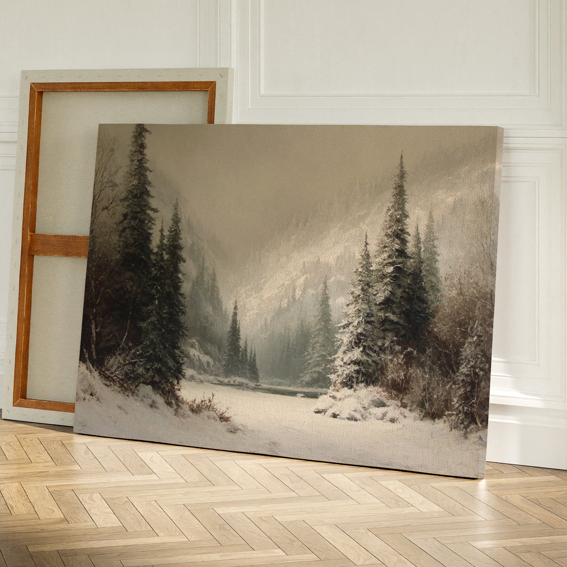 Winter Mist Cradles Mountain Lake