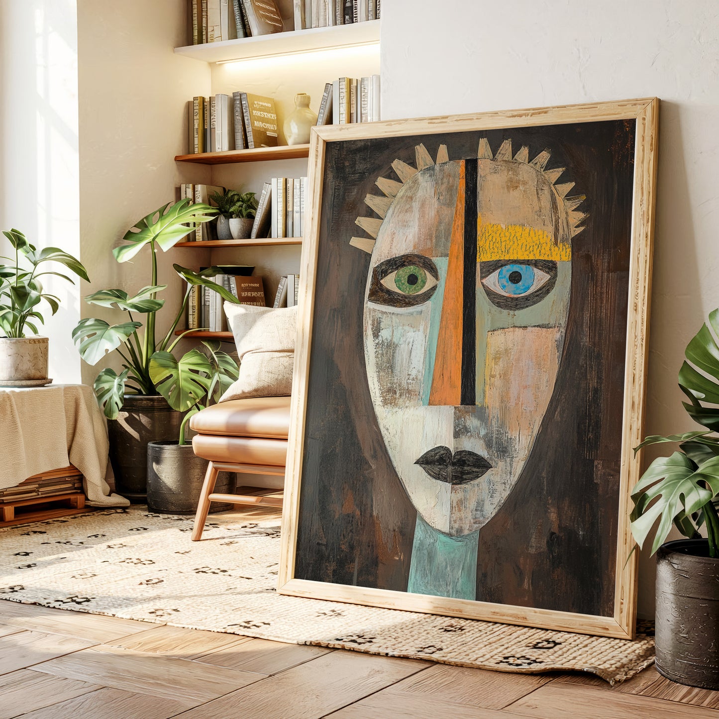 Divided Face Speaks Ancient Stories