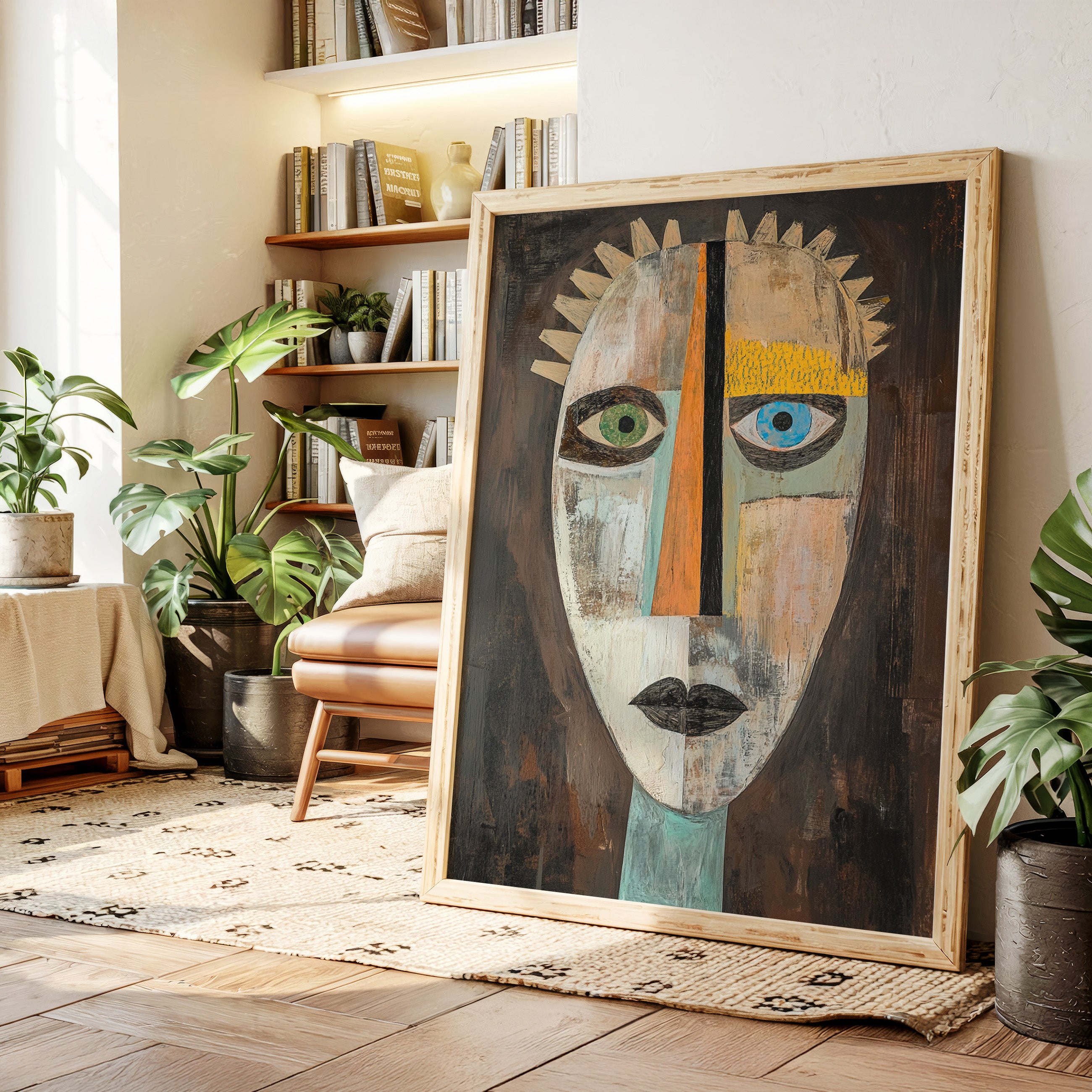 Divided Face Speaks Ancient Stories